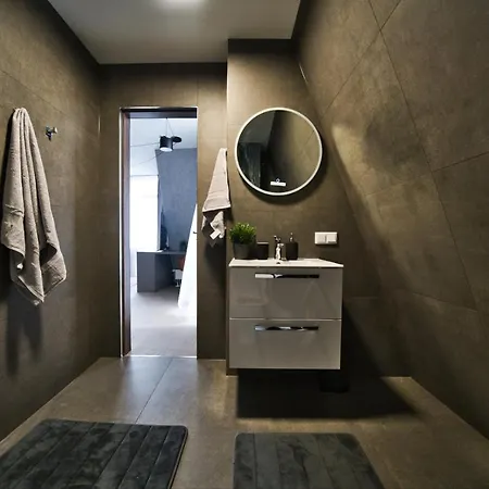 Apartment Urban Oasis: Fitness-focused With Views Riga
