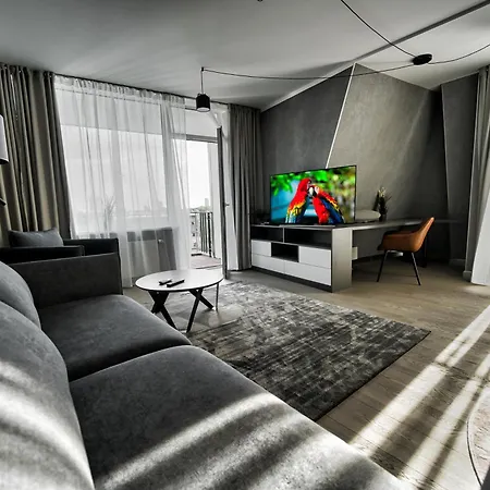 Urban Oasis: Fitness-focused With Views Apartment Riga